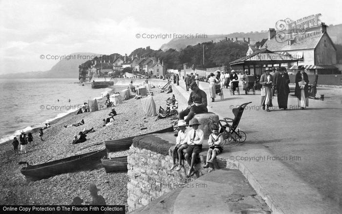 Photo of Sidmouth, Looking West 1918