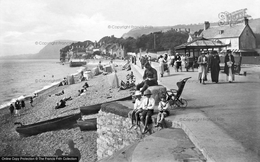 Sidmouth, looking West 1918