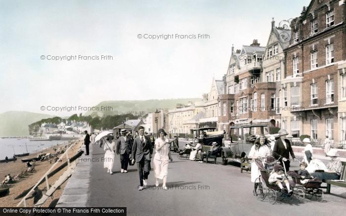 Photo of Sidmouth, Looking West 1924