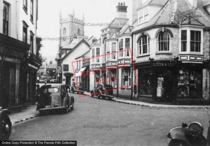 Photo of Sidmouth, Market Place c.1950