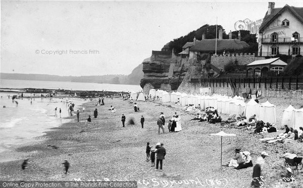 Photo of Sidmouth, Mixed Bathing 1914