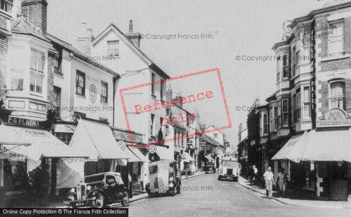 Photo of Sidmouth, Old Fore Street c.1960