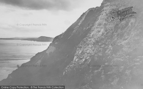 Photo of Sidmouth, Peak Cliff 1918