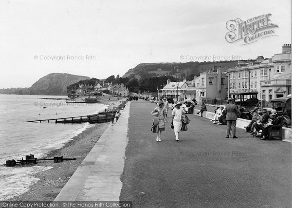 Photo of Sidmouth, Promenade 1925