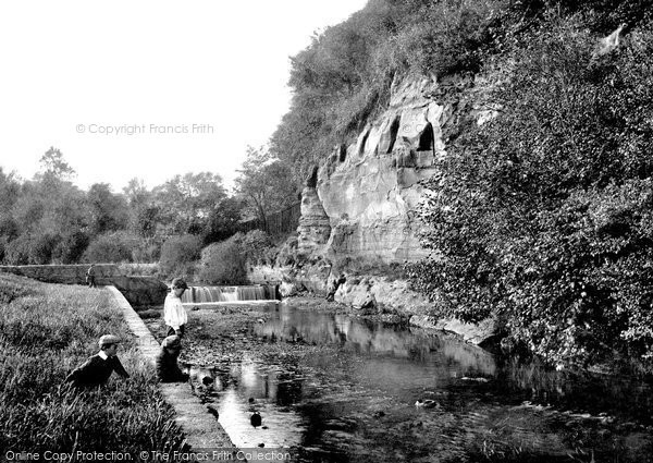 Photo of Sidmouth, River Sid, The Weir 1906