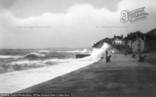 Photo of Sidmouth, Rough Sea 1914