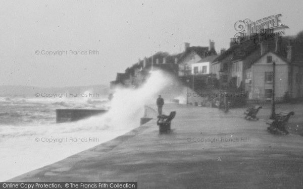 Photo of Sidmouth, Rough Sea 1914