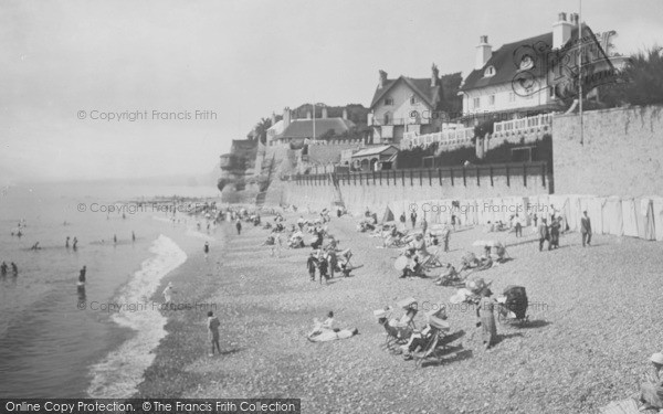 Photo of Sidmouth, Sands 1924