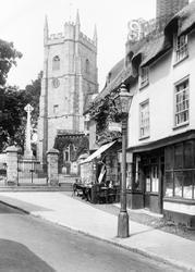 Shop In Church Street 1924, Sidmouth