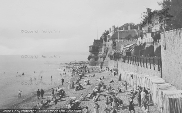 Photo of Sidmouth, The Bathing Beach 1924