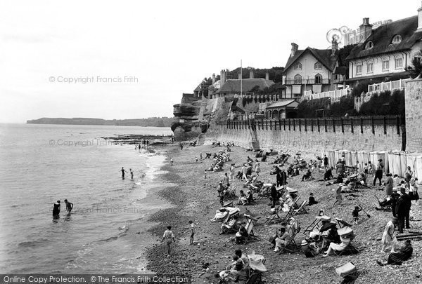 Photo of Sidmouth, The Bathing Beach 1925