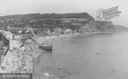 The Bay From Connaught Gardens c.1955, Sidmouth