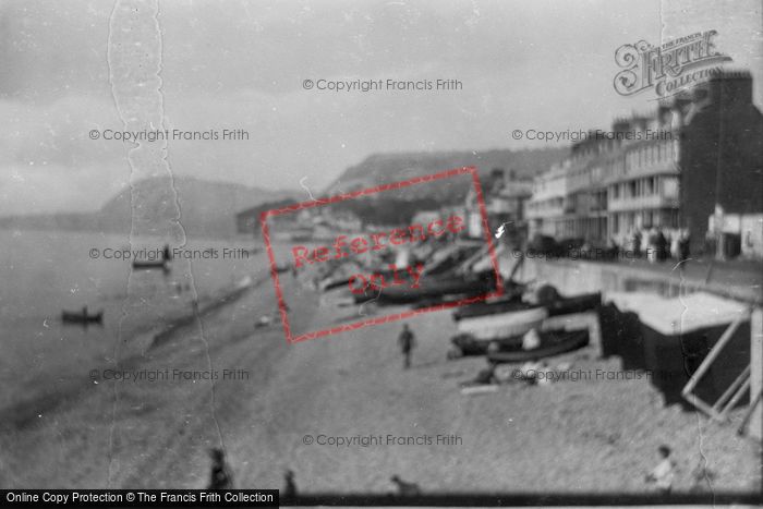 Photo of Sidmouth, The Beach 1924