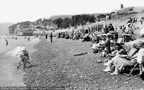 Photo of Sidmouth, The Beach 1924