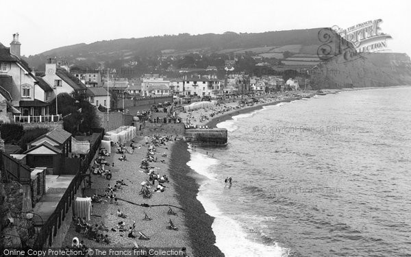 Photo of Sidmouth, The Beach 1934