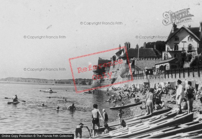 Photo of Sidmouth, The Beach c.1955
