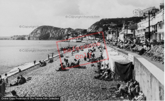 Photo of Sidmouth, The Beach c.1960