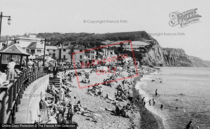 Photo of Sidmouth, The Beach c.1960