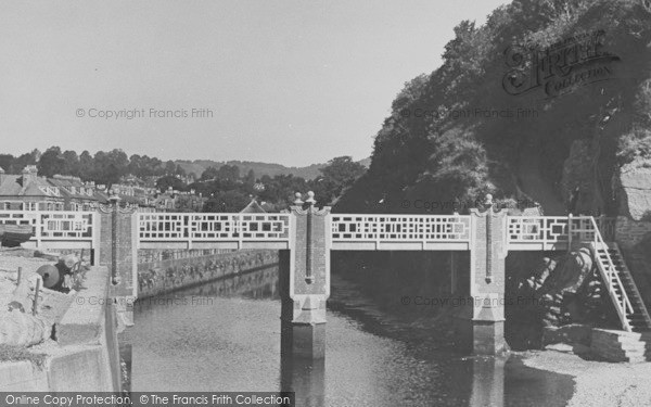 Photo of Sidmouth, The Bridge c.1955