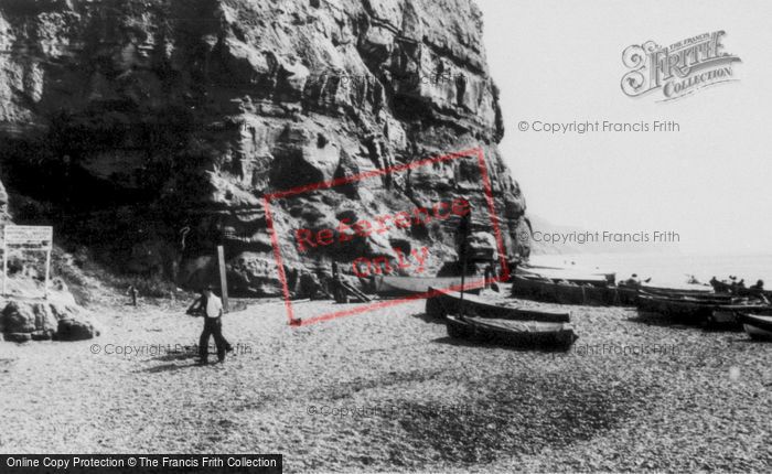 Photo of Sidmouth, The Cliffs c.1960