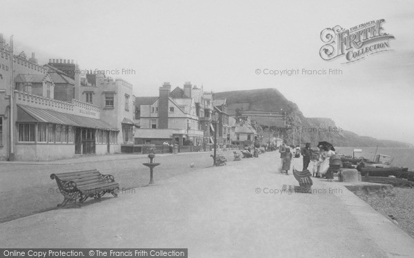 Photo of Sidmouth, The Esplanade 1895