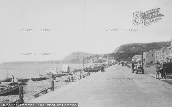 Photo of Sidmouth, The Esplanade 1895