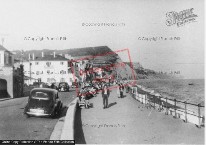 Photo of Sidmouth, The Esplanade c.1955