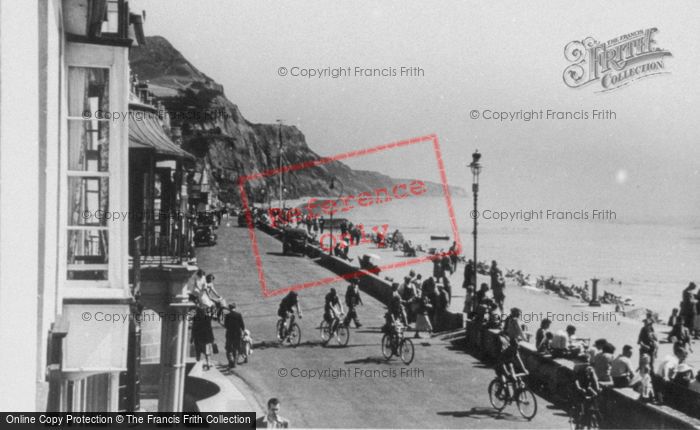 Photo of Sidmouth, The Esplanade c.1955