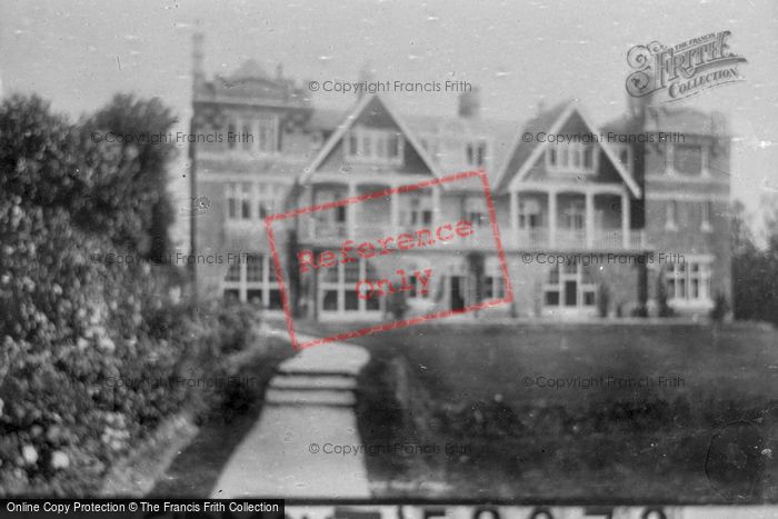 Photo of Sidmouth, The Fortfield Hotel 1904