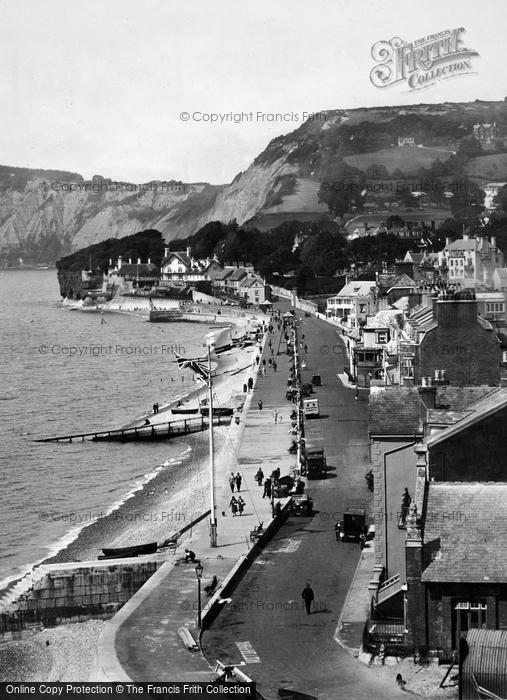 Photo of Sidmouth, The Promenade 1928