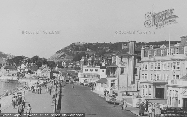 Photo of Sidmouth, The Promenade c.1955