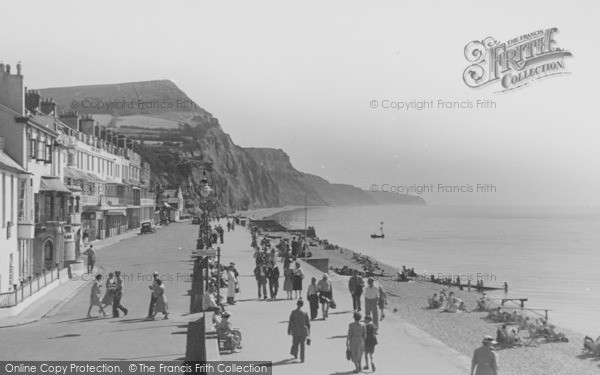Photo of Sidmouth, The Promenade c.1955