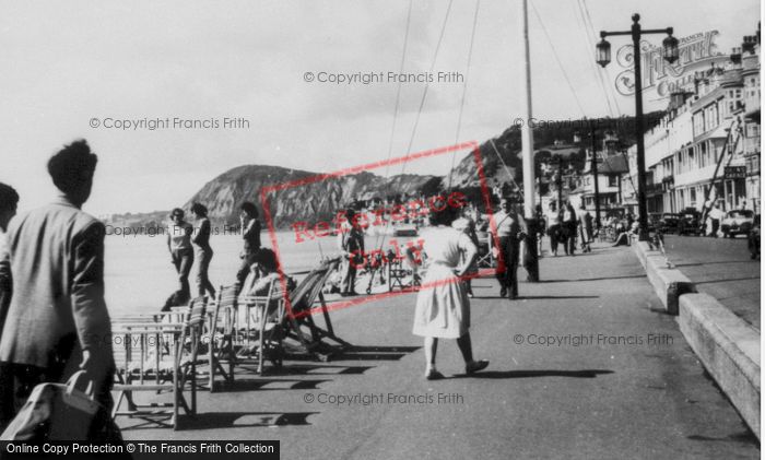 Photo of Sidmouth, The Promenade c.1960