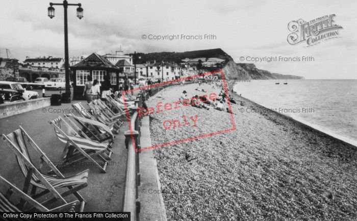 Photo of Sidmouth, The Promenade c.1960