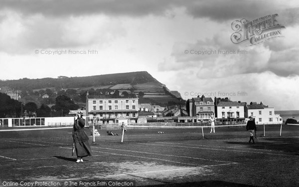 Photo of Sidmouth, The Tennis Courts 1918