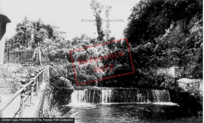 Photo of Sidmouth, The Waterfall c.1960
