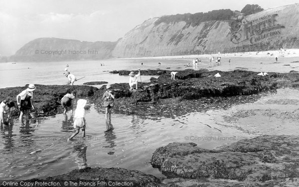 Photo of Sidmouth, The Western Bay 1924