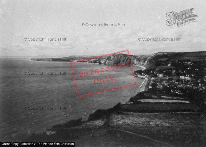 Photo of Sidmouth, View From Cliff Walks c.1950