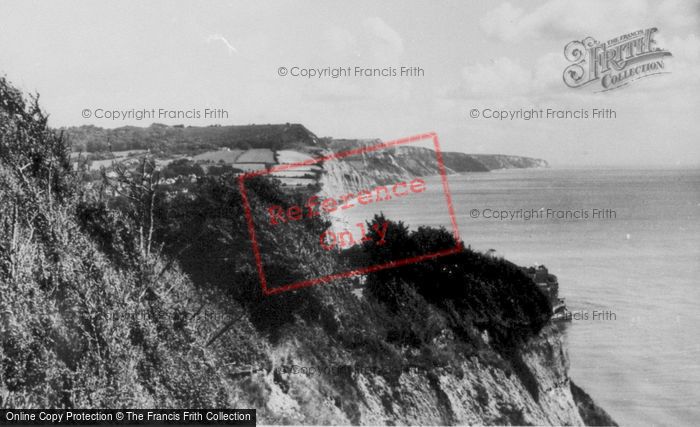 Photo of Sidmouth, View From Peak Hill c.1960