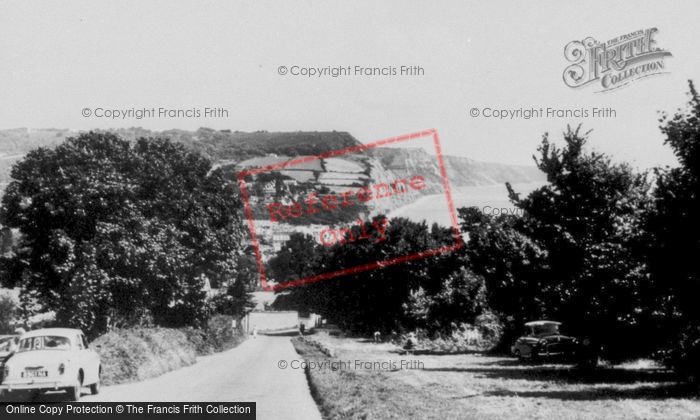 Photo of Sidmouth, View From Peak Hill c.1960