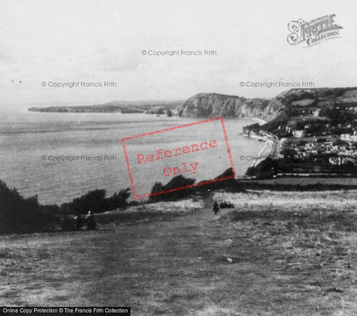 Photo of Sidmouth, View From Salcombe Hill c.1950