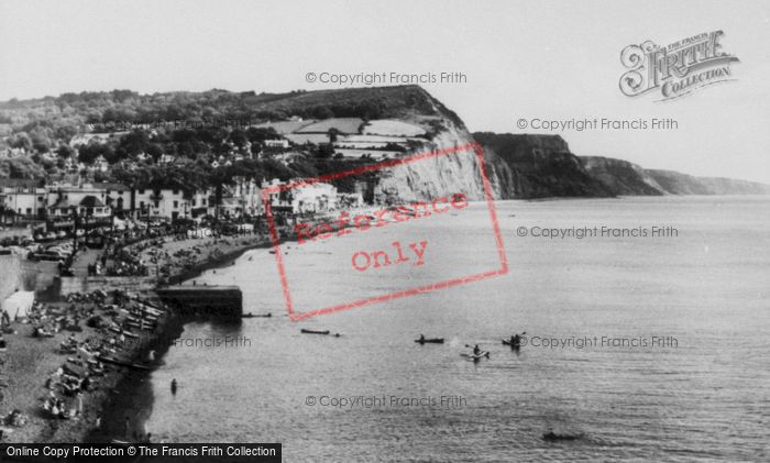 Photo of Sidmouth, View From The Connaught Gardens c.1960