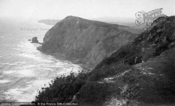 Photo of Sidmouth, View Of Rocks From Peak Hill 1914