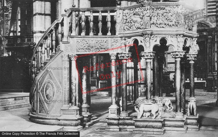 Photo of Siena, Cathedral, Pulpit c.1920
