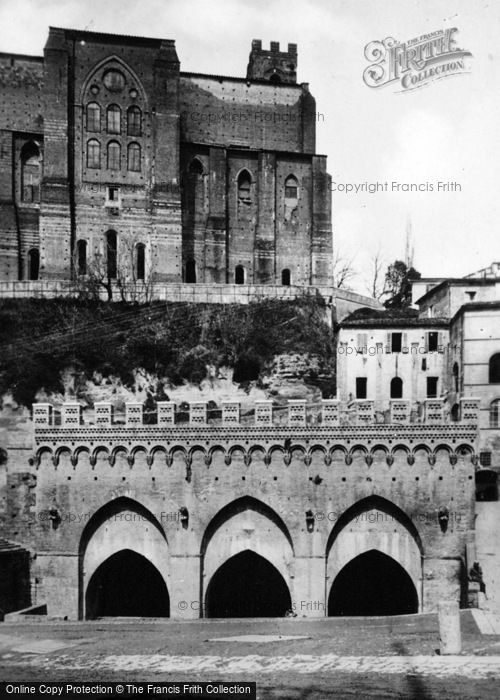 Photo of Siena, Fontebranda And Basilico Di San Domenico c.1920