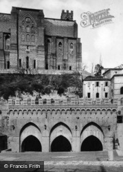 Fontebranda And Basilico Di San Domenico c.1920, Siena