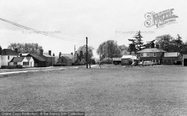 Photo of Silchester, The Crown Inn And Village c.1965