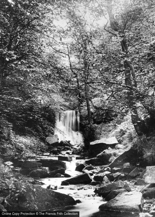 Photo of Silsden, Jacob Wood Waterfall c.1935