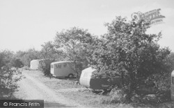 Holgate's Caravan Park, Beech Drive c.1955, Silverdale