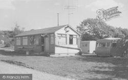Holgate's Caravan Park, The Shop c.1955, Silverdale